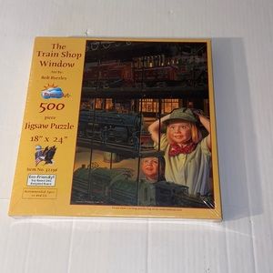 The Train Shop Window 500 Piece Puzzle By SunsOut
